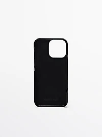 Nappa leather iPhone Pro Max case