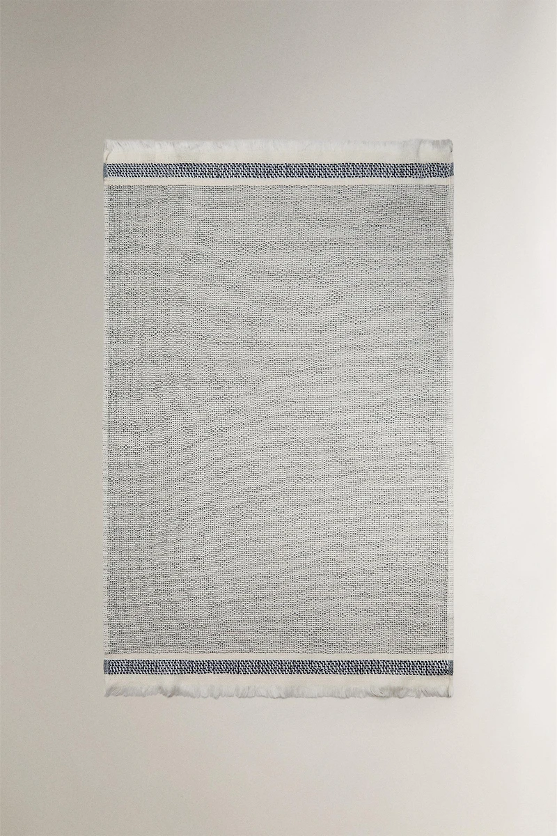 CONTRAST COTTON TERRYCLOTH KITCHEN TOWEL