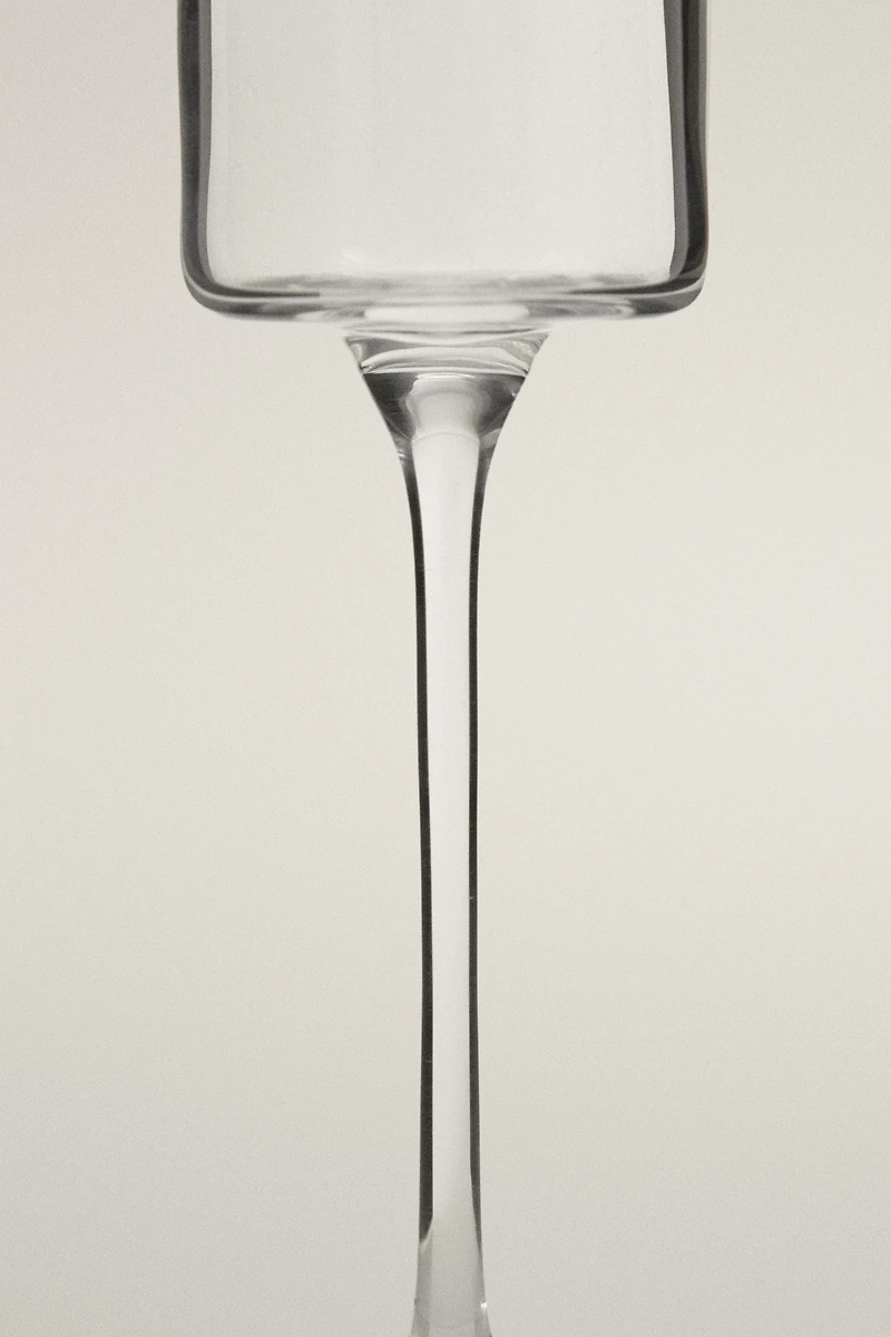 STRAIGHT CRYSTALLINE FLUTE GLASS