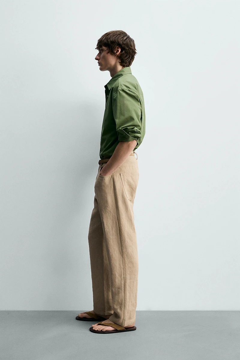 RELAXED FIT POPLIN SHIRT