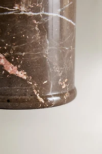 RÉCIPIENT COUVERCLE BOUGIES MARBRE