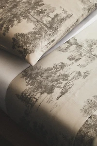 TOILE DE JOUY SATEEN FLAT SHEET