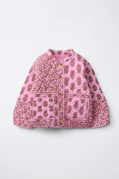 FLORAL PADDED JACKET