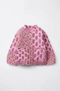 FLORAL PADDED JACKET