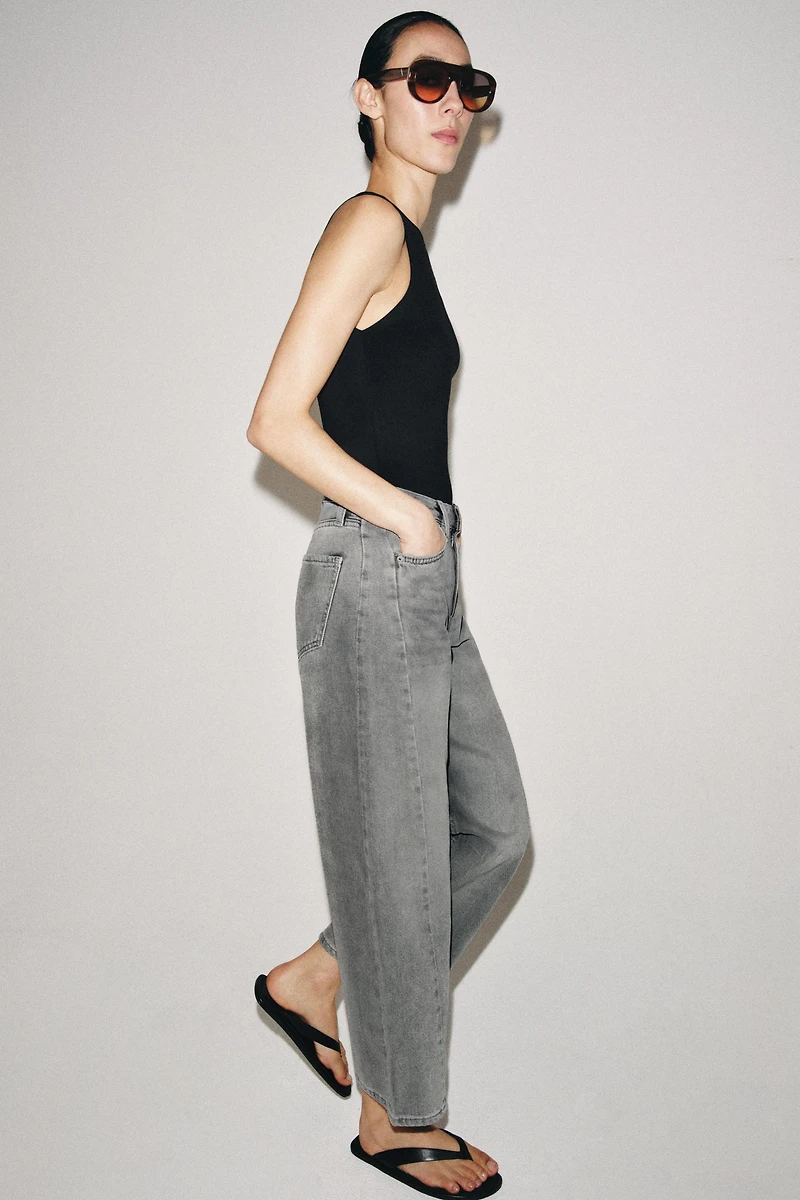 ZW COLLECTION ANKLE RELAXED MID-RISE JEANS