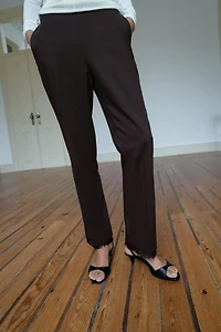 LACE CROPPED PANTS