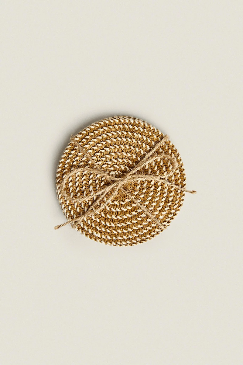 SET OF PAPER COASTERS (SET OF 4)