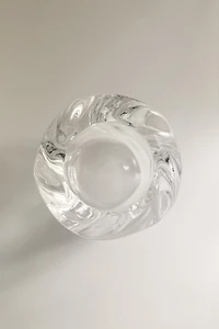 PORTE-BOUGIE VERRE ÉPAIS