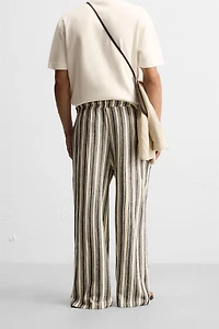 JACQUARD STRIPED PANTS