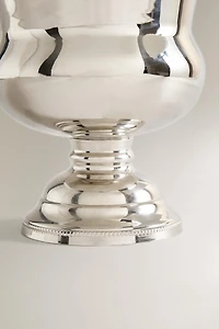 GRAND VASE COUPE EN ACIER