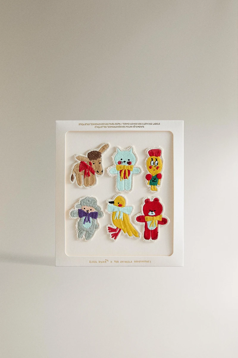 PACK OF KIDS X THE ANIMALS OBSERVATORY PATCHES (PACK OF 6)