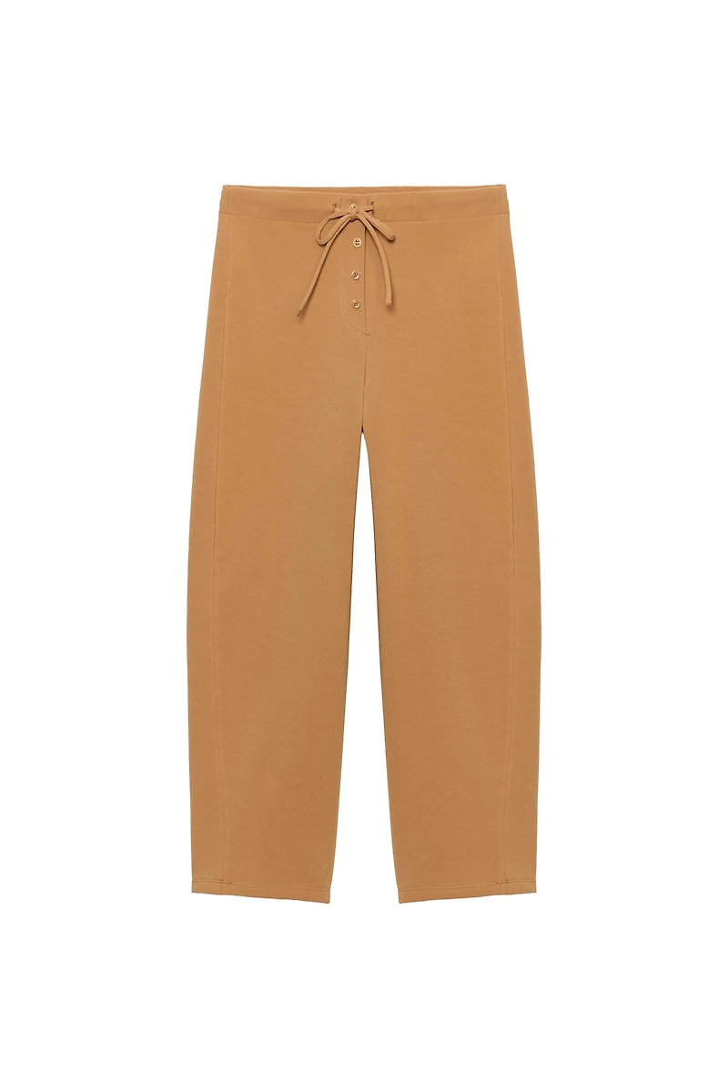 INTERLOCK CAPRI PANTS