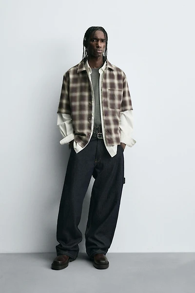 PLAID OVERSHIRT