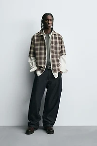 PLAID OVERSHIRT