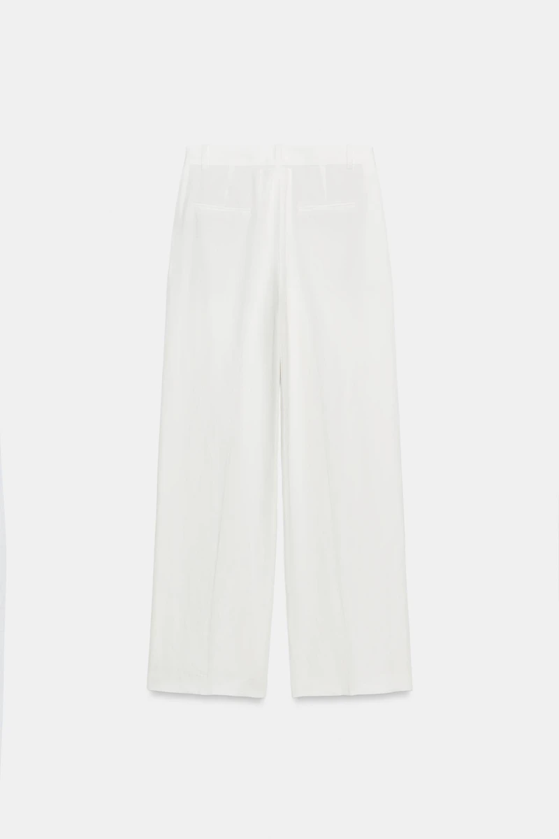 PANTALON À PLIS ET CEINTURE ZW COLLECTION