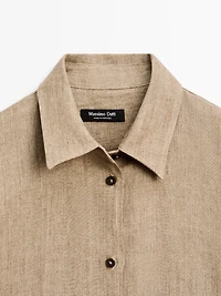 Chemisier chambray 100 % lin