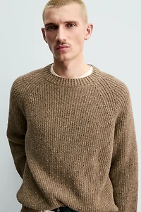 PURL KNIT FLECKED JUMPER ORIGINS