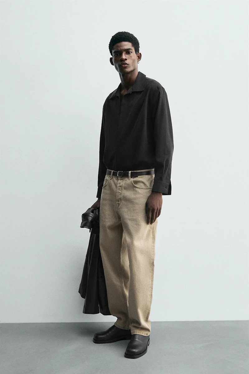 FLOWY POLO SHIRT