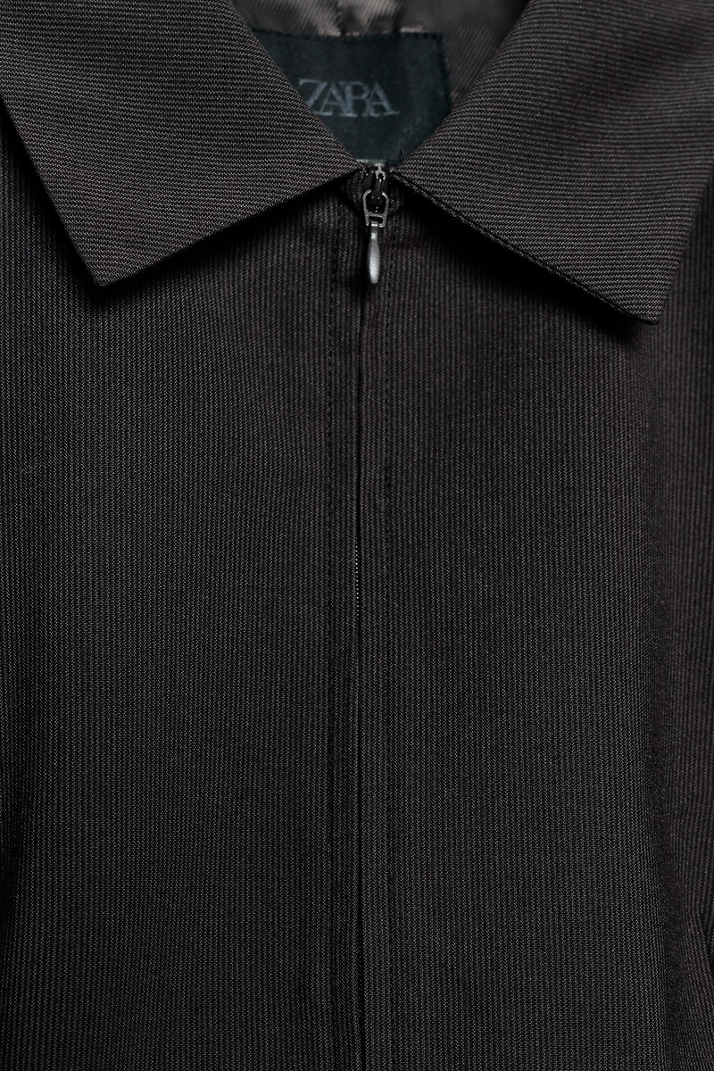 BLOUSON RAYURES ZIPS