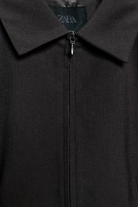 BLOUSON RAYURES ZIPS