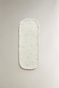 KIDS' SHOULDER BIB WITH FLORAL DESIGN