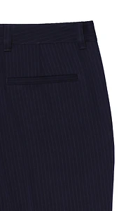 PANTALON COUPE ÉVASÉE DE COSTUME À RAYURES