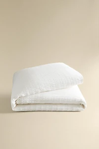 TEXTURED COTTON DUVET COVER