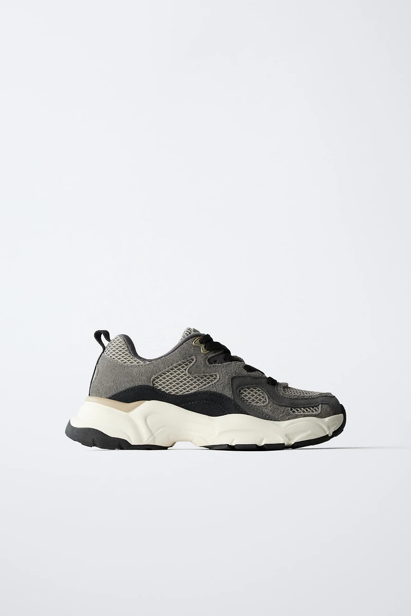 PIECED SNEAKERS