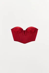 TOP CORSET À ARMATURES ET COUTURES ÉDITION LIMITÉE