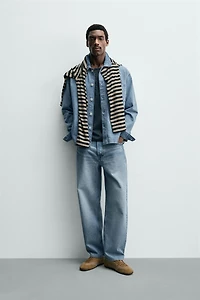 CHEMISE EN JEAN COUPE BOXY