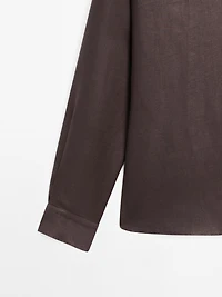 Lightweight regular fit twill shirt