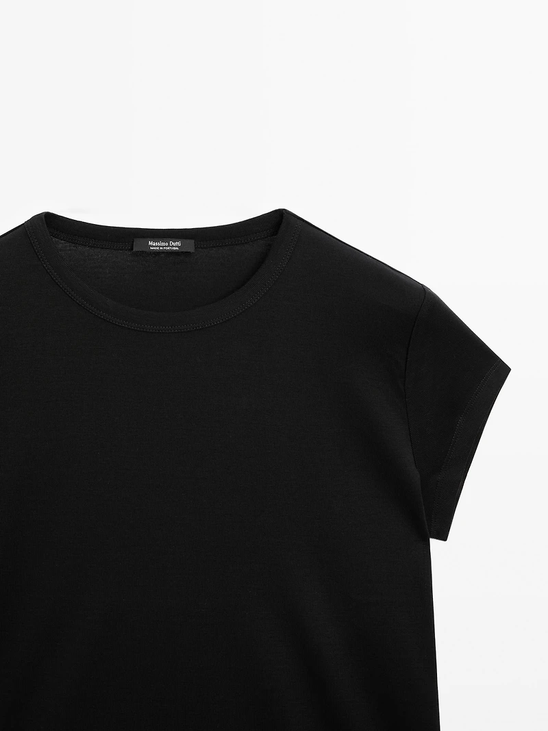 100% mercerised cotton short sleeve T-shirt