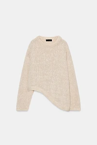 ASYMMETRIC KNIT JUMPER