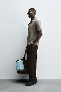 TEXTURED REGULAR FIT POLO SHIRT