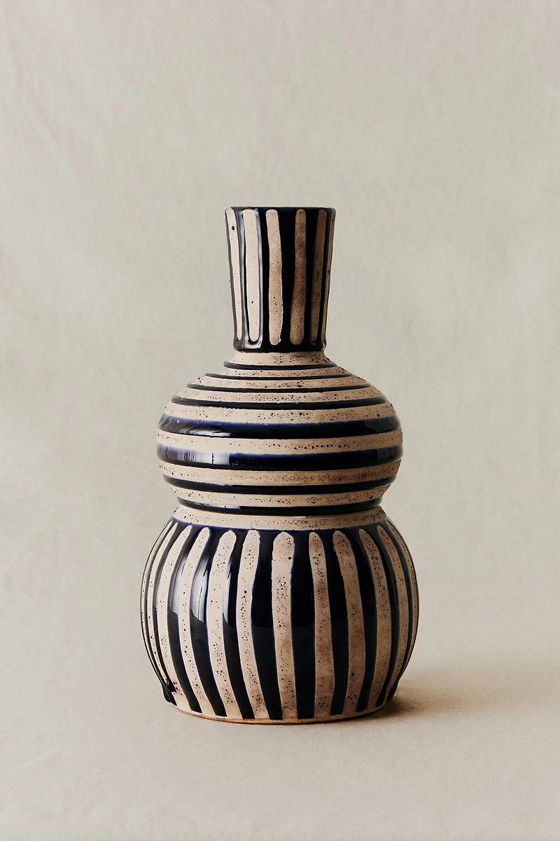 VASE DÉCORATIF EN CÉRAMIQUE FORME HULU