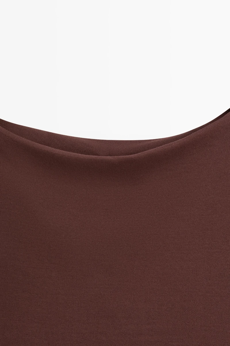 Top en maille 100 % coton