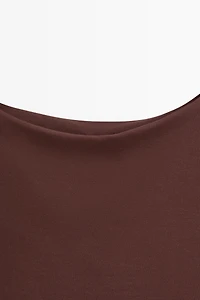 Top en maille 100 % coton