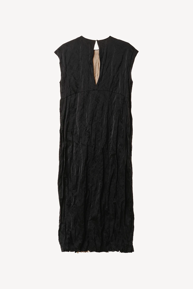 WILLY CHAVARRIA X ZARA WRINKLED MIDI DRESS