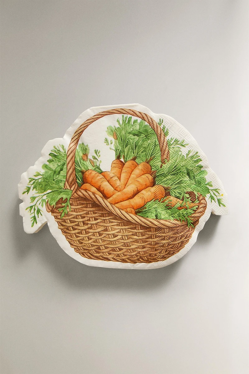 CARROT PAPER NAPKIN PACK (20-COUNT)