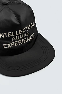 EMBROIDERED FLAT VISOR CAP