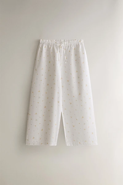 PANTALON FLEURI