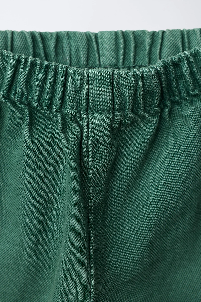 TWILL BAGGY PANTS