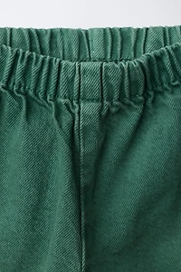 TWILL BAGGY PANTS
