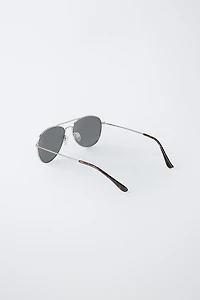 LUNETTES DE SOLEIL MÉTALLIQUES AVIATEUR