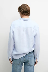100% linen shirt