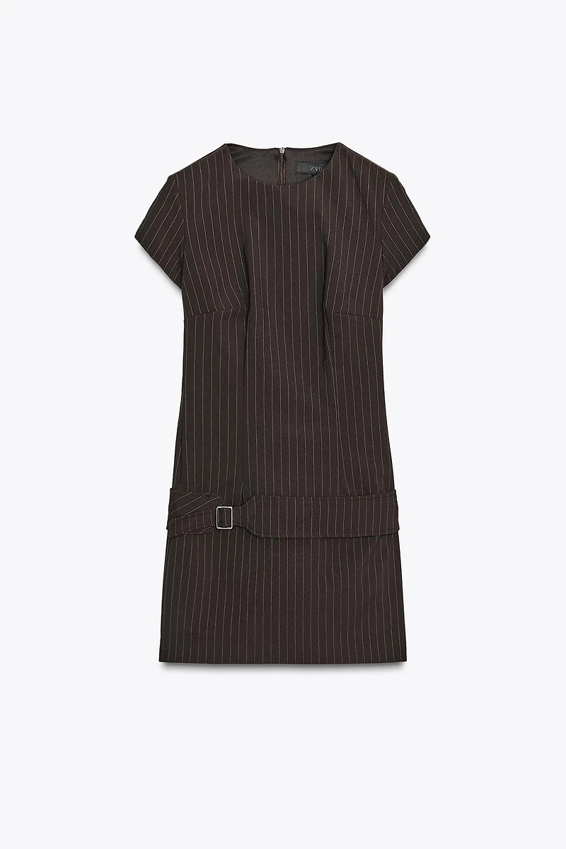 BELTED SHORT DRESS