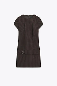 BELTED SHORT DRESS