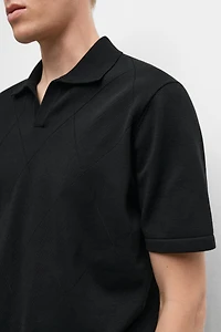 100% cotton short sleeve polo