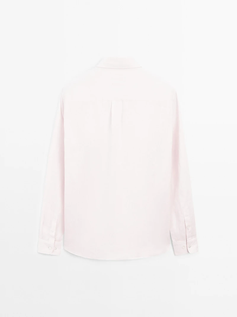 100% linen regular fit shirt