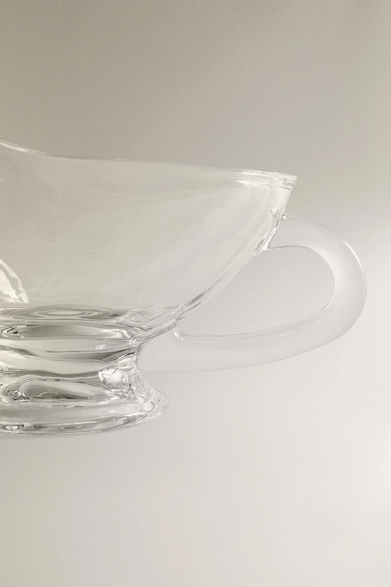 GLASS SAUCE PITCHER